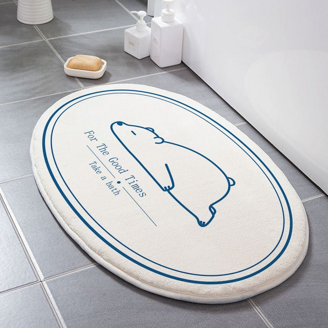 인테리어 매트 북극곰 캣 발매트 주방매트 현관매트 dailycojan*0601059901EA