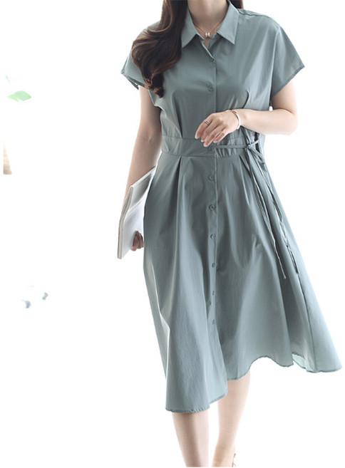 [루시다]에이드 셔츠 원피스