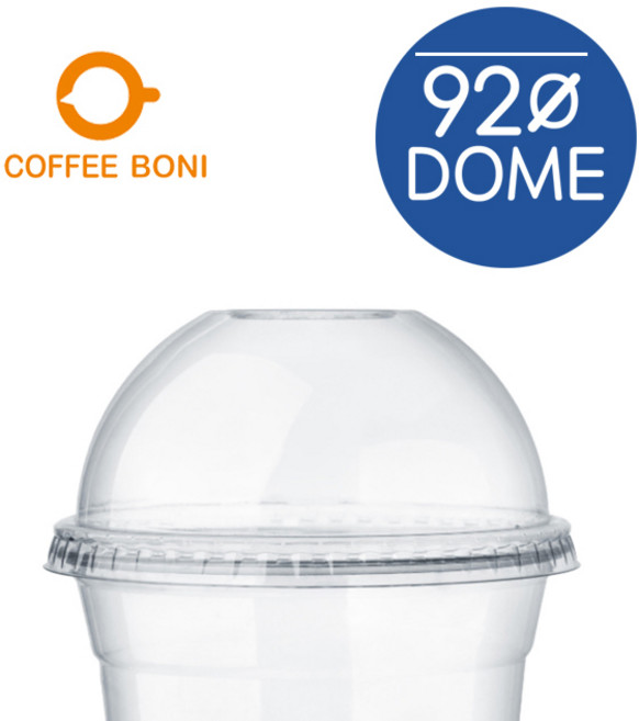커피보니 92파이 아이스 돔뚜껑 1000개 1박스 일회용컵 테이크아웃컵, 1개