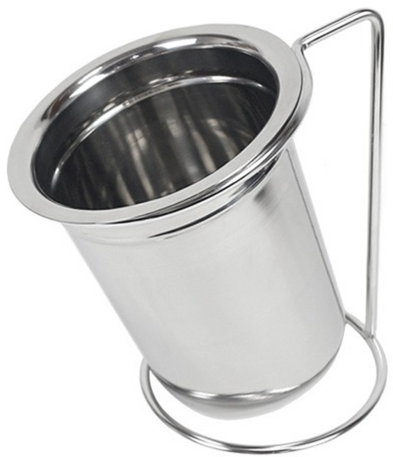 스텐 스쿱 거치대 제빙기 스쿠프통 카페보관통 (BMP통+거치대), 1개