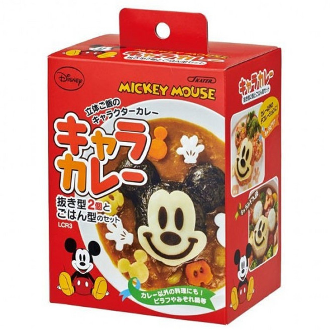 [업체배송]일본 미키마우스 카레 데코틀, 1개