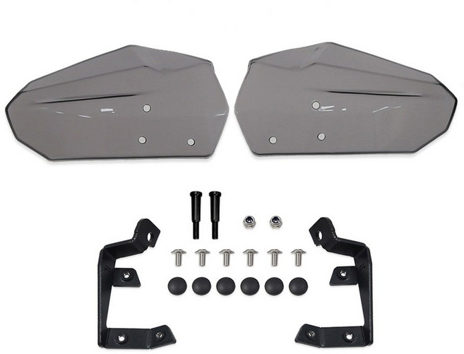 For Honda Forza 350 2023 2024 오토바이 액세서리 핸드 가드 쉴드 핸드 가드 프로텍터 앞 유리, 01 Smoke, 1개