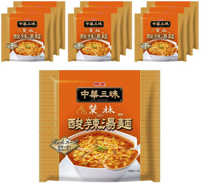 묘조 중화삼매경 에이린 산라탕면 103g, 10개