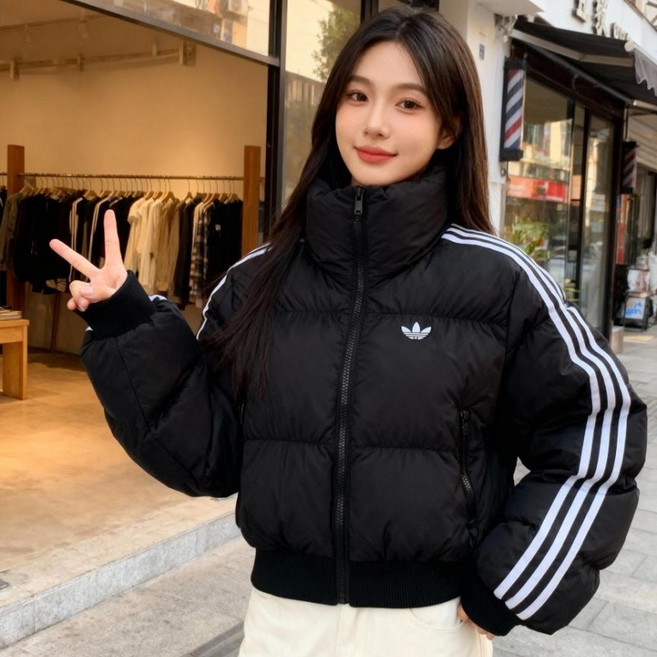 아디다스 여성용 보온 패딩 점퍼 JX2970