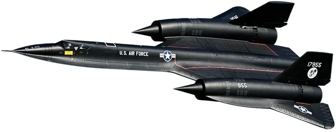 프리윙 트윈 70mm EDF SR-71 블랙버드 RC 비행기 스케일 모델 항공기 원격 조종 취미용 PNP 버전, 01 PNP