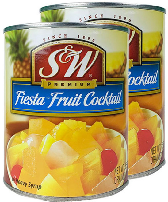 SW 프리미엄피에스타 후르츠칵테일 850g 2개세트, 2개