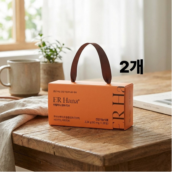 현대 갱년기엔 이알하나ERr731 8주분, 2개, 28정