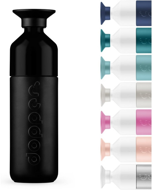 도퍼 Dopper보온병 580ml 블레이징 블랙, 580 ml, 검은색