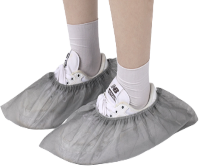 프리클라 일회용 신발커버 부직포 덧신 고급형 200p, 그레이, 200개