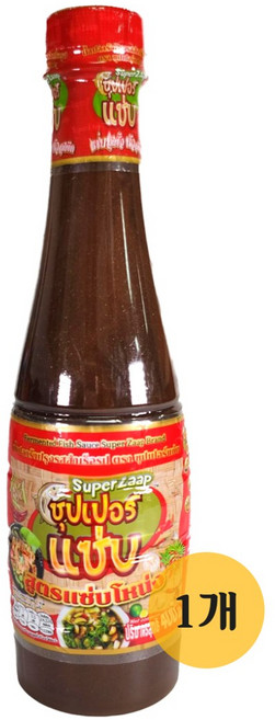 [아시아잇츠] 태국 Super Zaap 슈퍼샙 피쉬소스 400ml, 1개