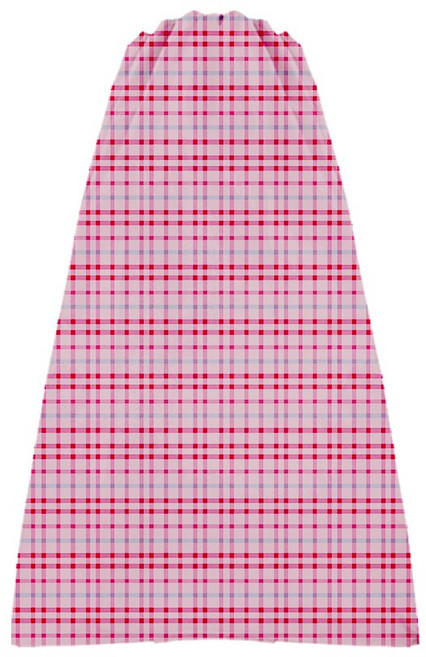 좌훈치마 단색 좌훈기 전용 좌욕치마 좌훈가운 좌욕가운, 1개, 체크핑크