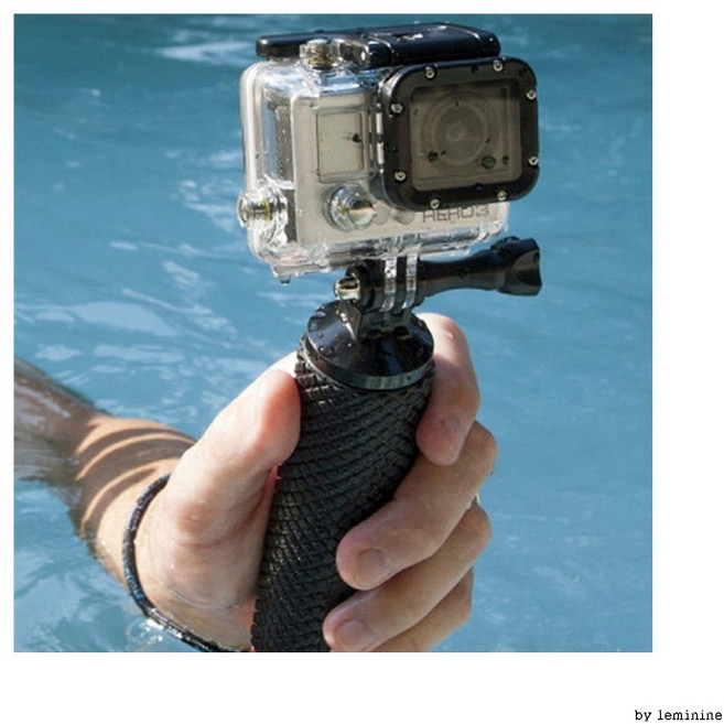 방수 고프로 부력봉 아쿠아 오즈모 액션캠 호환 스틱, 오렌지, 1개