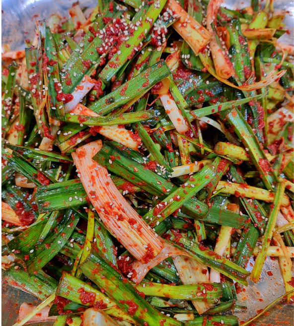 전라도 울엄니손맛! 햇풋마늘김치 ( 삼겹살 & 필수템 / 알싸한 고향의 맛), 1개, 500g