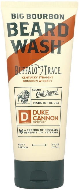 Duke Cannon Supply Co. Big Bourbon Beed Wash™ 오크 통 177ml(6fl oz), DukeCannonSupplyCoBigBourbonBe, 1개, 177ml - 쿠팡