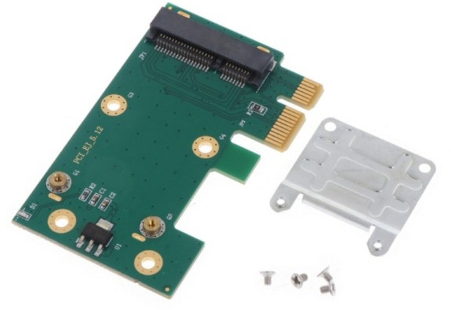 미니 PCIE to 무선 카드 와이파이 네트워크 어댑터 그린 에디션 라이저 다리미 시트 휴대용 SQWF, 01 green