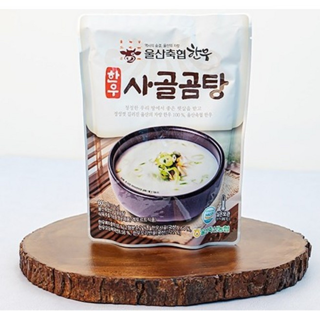 한우 사골 곰탕 [실온], 1개, 600ml