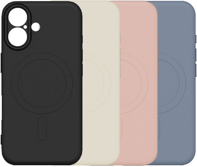 언피넛 컬러 맥세이프 실리콘 카메라 풀커버 케이스