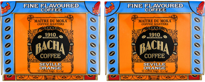 BACHA COFFEE 세빌 오렌지 커피 기프트박스, 12g, 12개입, 2개