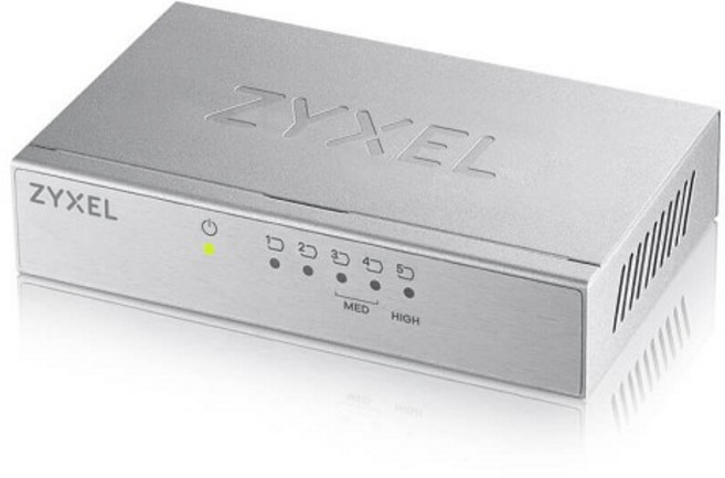 ZyXEL 合勤 GS-105B v3 鐵殼五埠 Gigabit 交換器 高速穩定 隨插即用 家庭辦公室適用, 1個