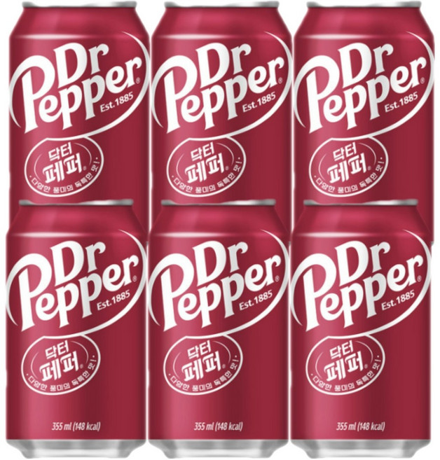 코카-콜라음료 닥터페퍼 355ml, 350ml, 10개