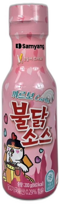 삼양 까르보불닭소스, 200g, 7개