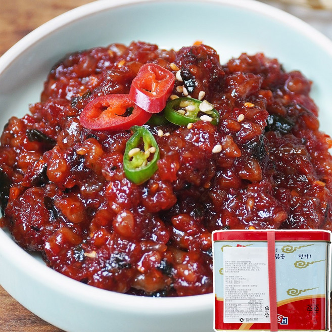 씨앗젓갈 씨앗젓 5kg 10kg 20kg 업소용 대용량 속초 명물 오징어 낙지 청어알 견과류 비빔 젓갈 벌크, 1개