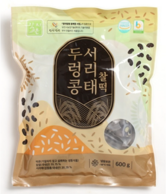 서리태 콩찰떡 600g 국내산100% 당진산서리태콩 해썹, 1개