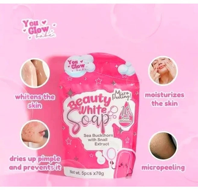 YOU GLOW BABE 비누, 5개입, 70g - 쿠팡