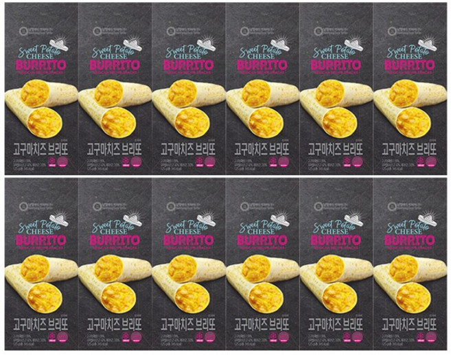 남향푸드 또띠아 브리또 고구마치즈 125g x 12개