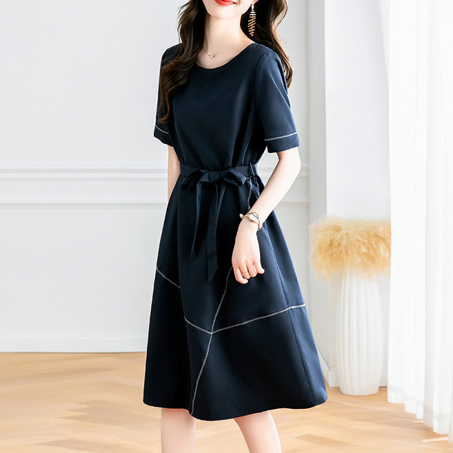 WIHOLL 여성 여름 하객룩 원피스 시원한 예쁜 단정한 원피스