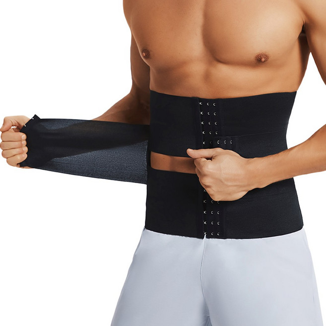 남성 허리 트리머 코르셋 피트니스 벨트 배 조절 셰이프웨어