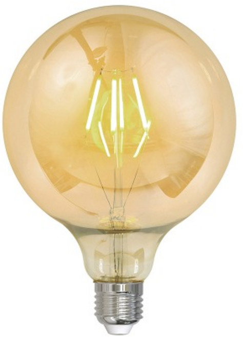 더쎈 LED 에디슨전구 램프 G125 4W, 1개, 전구색