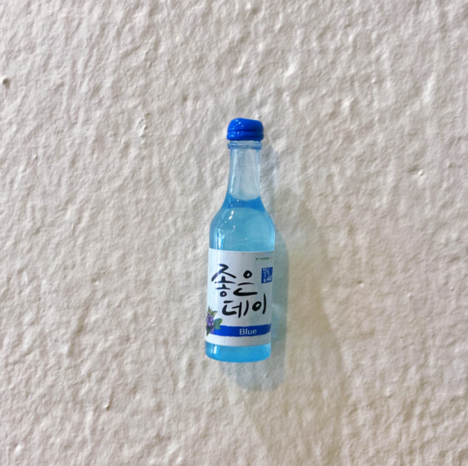 푸드 마그넷 소주 맥주 우유 탄산수 음료수 양주 라면 과자 미니어처 냉장고자석 마그네틱, 28.좋은데이 블루베리