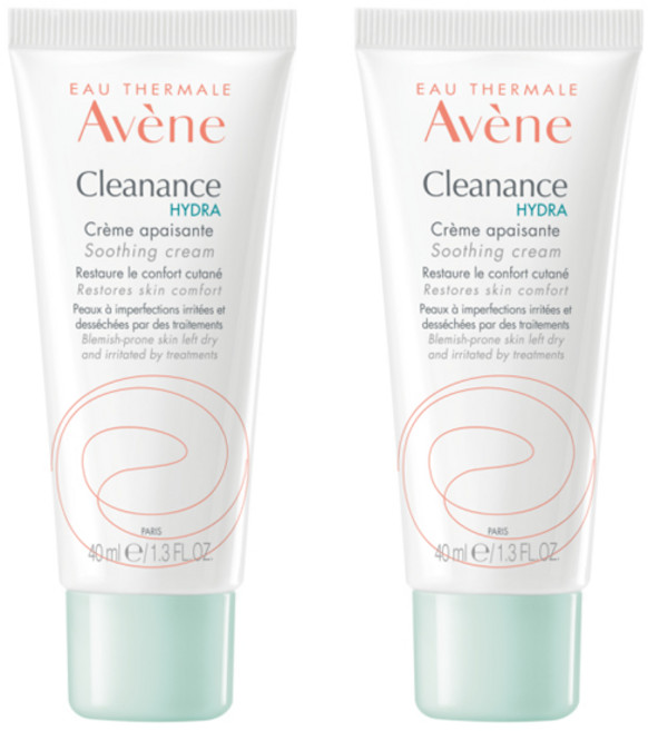 AVENE 프랑스 정품 아벤느 클리낭스 하이드라 크림 40ml 2개묶음, 2개