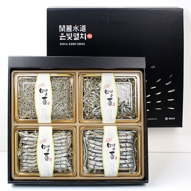 통영멸치 명절선물 고급선물세트 멸치세트 스페셜4종+쇼핑백증정, 1호