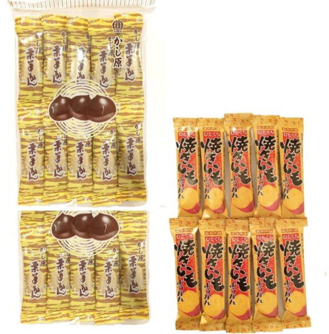 야오킨 일본 고구마 밤양갱20개 고구마양갱10개 요캉 요깡, 1세트