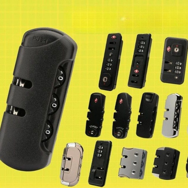 잠금장치 부품 수리 부속 자물쇠 캐리어 락 교체 1블랙락