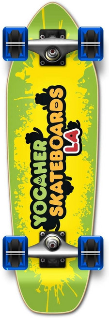 Yocaher 롱보드 27인치 미니 크루저 보드 ABEC-9 베어링, 캔디 사워