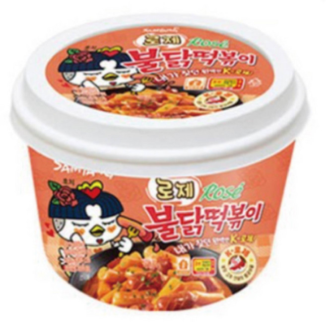 삼양 로제 불닭 떡볶이, 6개, 183.5g