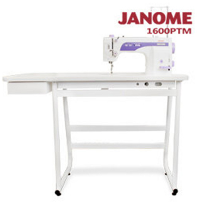 車樂美 JANOME 1600P 高速直線縫紉機 MC88100M 大型輔助桌 加大縫紉面積 紫色