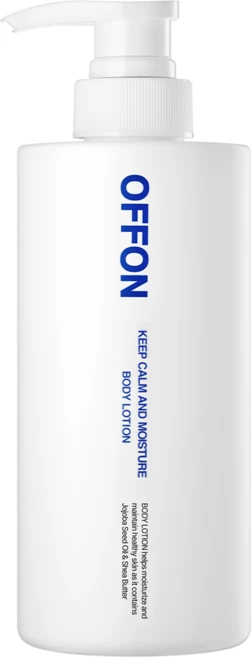 오프온 킴 캄 앤드 모이스처 바디로션 플로럴 머스크향, 500ml, 1개 - 쿠팡