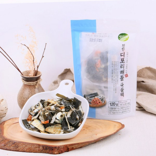 바다소리 진한 디포리해물국물팩 120g, 1개
