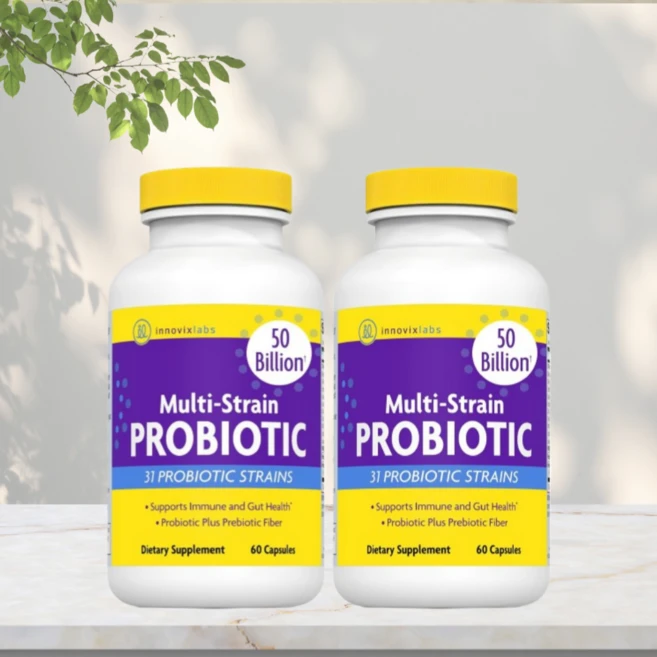 다중 균주 프로바이오틱 유산균 Innovixlabs 이노빅스랩스 500억 60캡슐x2병, 60정 2통 세트, 2개, 60정 - 쿠팡