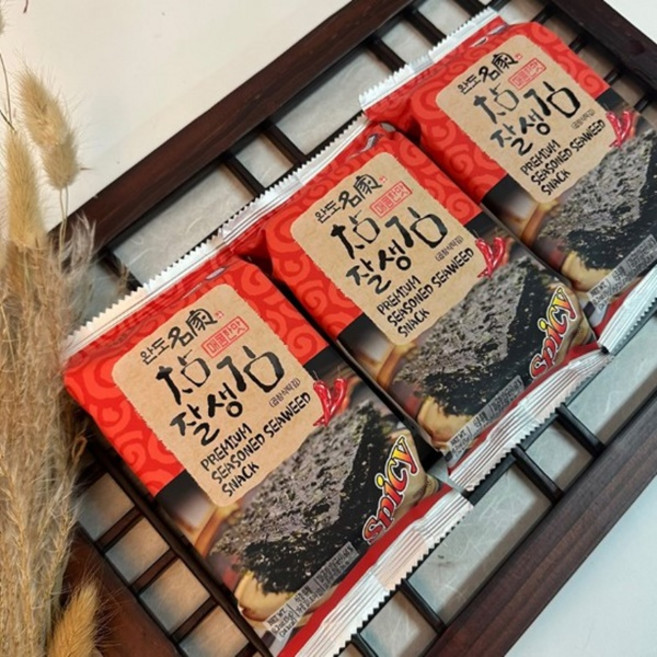 바다명가 참잘생김(곱창식탁김-매콤한맛 )(조미) 3단 x 10봉(5gx30봉), 1개, 150g