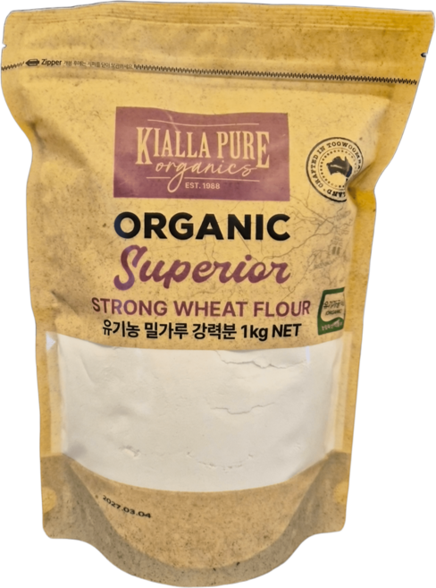 키알라 유기농 밀가루 강력, 1kg, 1개