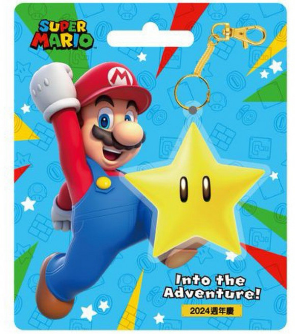 瑪利歐悠遊卡（星星是立體壓克力材質）, 1個