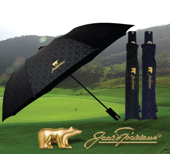 잭니클라우스 2단 베어엠보/우산/장마/비/눈/2단우산