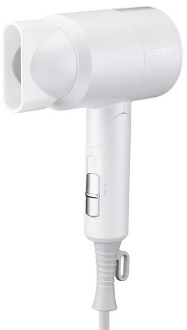輕巧水潤離子吹風機 1000W 370g 超輕量, 白, KH-9505
