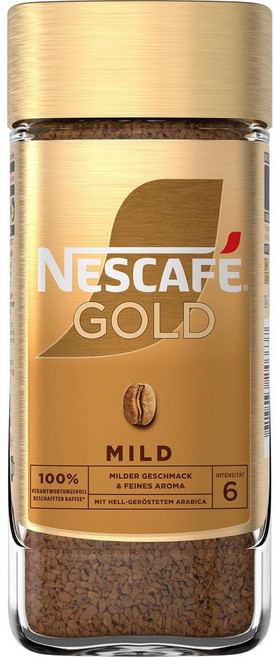 독일 네스카페 Nescafe Soluble Bean Coffee 골드 마일드 인스턴트 커피, 3개