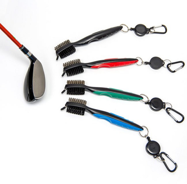 골프채 청소솔(1P) 골프클럽 양면 세척 브러쉬 스포츠 레저용품, 그린, 1개